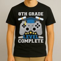 Eight 8th Grade Level Complete Gamer Graduation T-Shirt