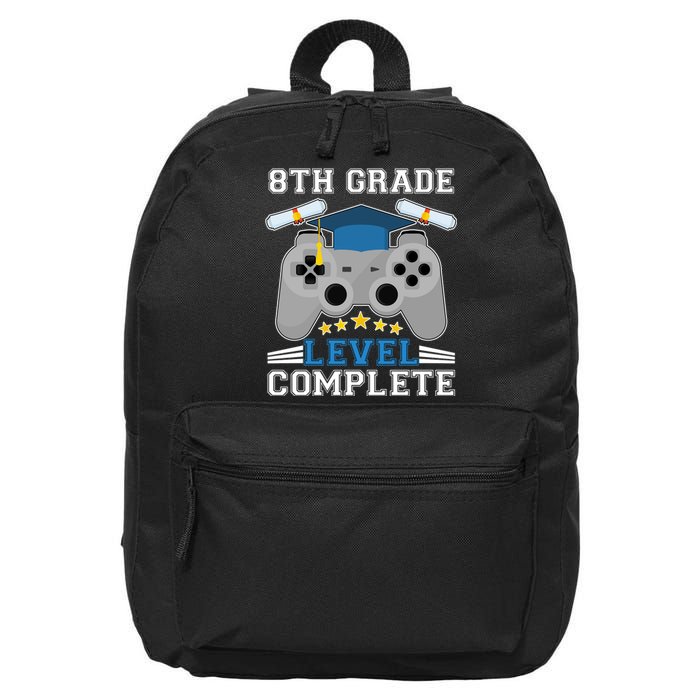 Eight 8th Grade Level Complete Gamer Graduation 16 in Basic Backpack