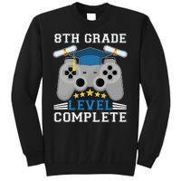 Eight 8th Grade Level Complete Gamer Graduation Tall Sweatshirt