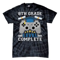 Eight 8th Grade Level Complete Gamer Graduation Tie-Dye T-Shirt