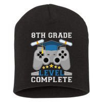 Eight 8th Grade Level Complete Gamer Graduation Short Acrylic Beanie