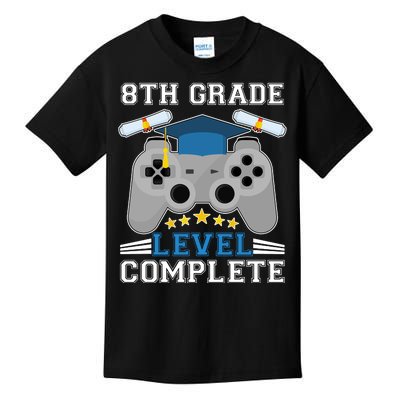 Eight 8th Grade Level Complete Gamer Graduation Kids T-Shirt