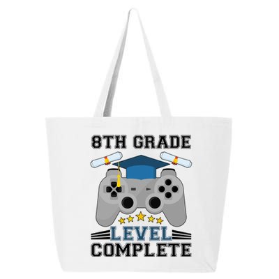 Eight 8th Grade Level Complete Gamer Graduation 25L Jumbo Tote