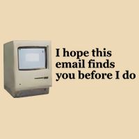 Emotionalclub I Hope This Email Finds You Before I Do Zip Tote Bag