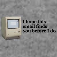 Emotionalclub I Hope This Email Finds You Before I Do 7-Panel Snapback Hat