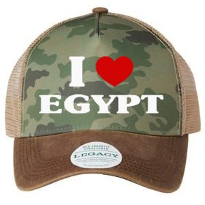 Egypt I Heart Egypt Souvenir I Love Egypt Legacy Tie Dye Trucker Hat