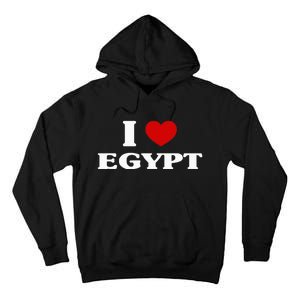 Egypt I Heart Egypt Souvenir I Love Egypt Tall Hoodie