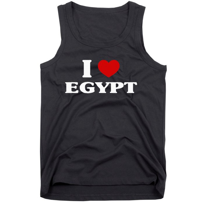 Egypt I Heart Egypt Souvenir I Love Egypt Tank Top