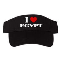 Egypt I Heart Egypt Souvenir I Love Egypt Valucap Bio-Washed Visor