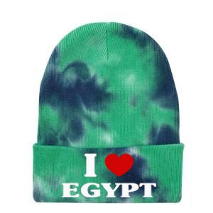 Egypt I Heart Egypt Souvenir I Love Egypt Tie Dye 12in Knit Beanie