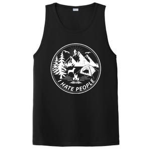 Epic I Hate People Design For Camping Lovers PosiCharge Competitor Tank