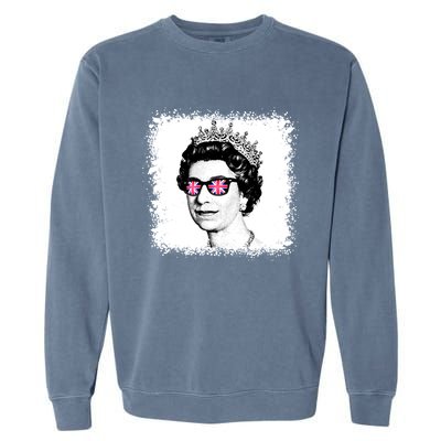 Elizabeth Ii Her Royal Highness British Crown Union Gift Garment-Dyed Sweatshirt