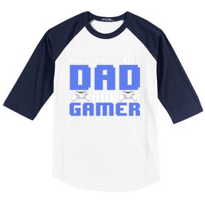 Esports I Have Two Titles Dad And Gamer And I Rock Them Both Gift Baseball Sleeve Shirt