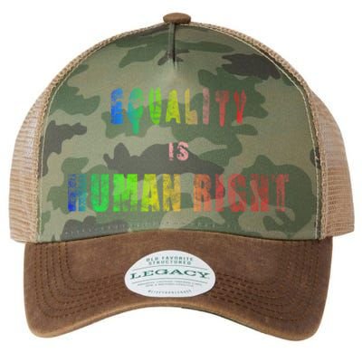 Equality Is Hu Right Gift Legacy Tie Dye Trucker Hat