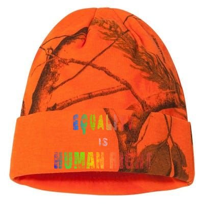 Equality Is Hu Right Gift Kati Licensed 12" Camo Beanie