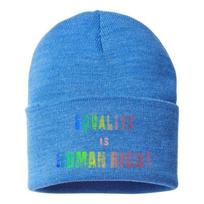 Equality Is Hu Right Gift Sustainable Knit Beanie