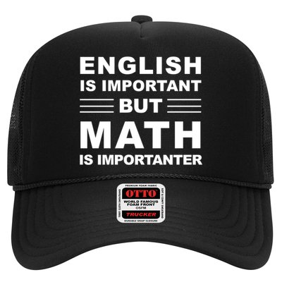 English Is Important But Math Is Importanter Funny School Gift Hat