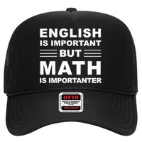 English Is Important But Math Is Importanter Funny School Gift Hat