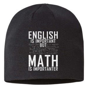 English Is Important But Math Is Importanter Teaching Math Sustainable Beanie