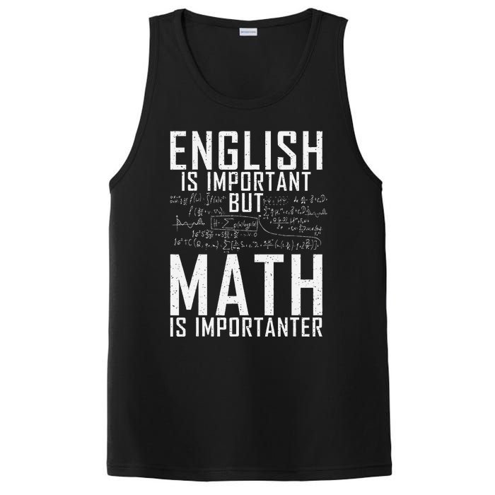 English Is Important But Math Is Importanter Teaching Math PosiCharge Competitor Tank