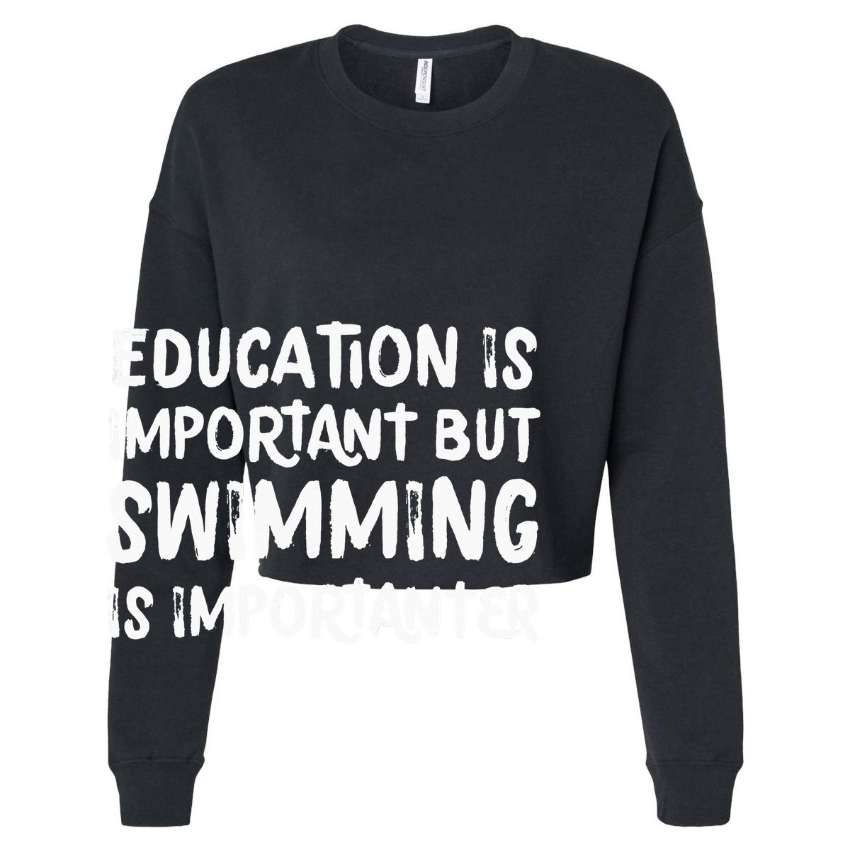 Education Is Important But Swimming Is Importanter 15oz Campfire Ceramic Mug