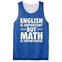 English Is Important But Math Is Importanter Mesh Reversible Basketball Jersey Tank