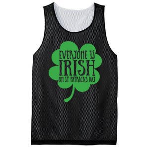 Everyone Is Irish On St Patricks Day Mesh Reversible Basketball Jersey Tank