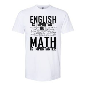 English Is Important But Math Is Importanter Teaching Math Softstyle CVC T-Shirt