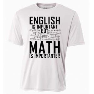 English Is Important But Math Is Importanter Teaching Math Cooling Performance Crew T-Shirt