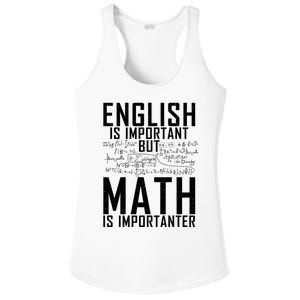 English Is Important But Math Is Importanter Teaching Math Ladies PosiCharge Competitor Racerback Tank