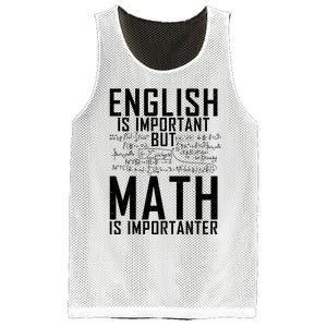 English Is Important But Math Is Importanter Teaching Math Mesh Reversible Basketball Jersey Tank