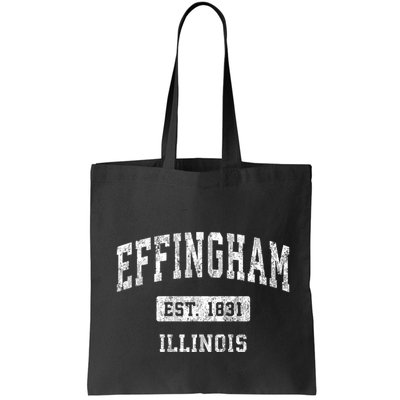 Effingham Illinois Il Vintage Sports Established Design Bag