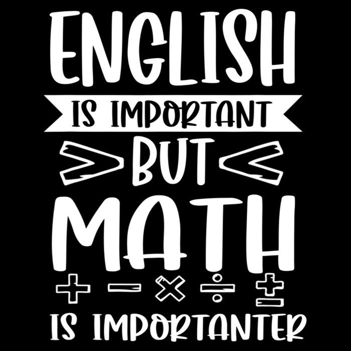 English Is Important But Math Is Importanter Flexfit Unipanel Trucker Cap