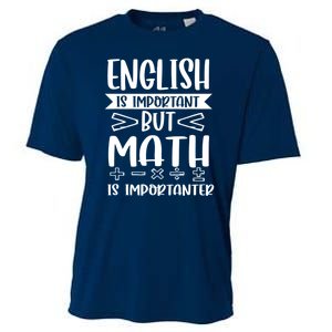 English Is Important But Math Is Importanter Cooling Performance Crew T-Shirt