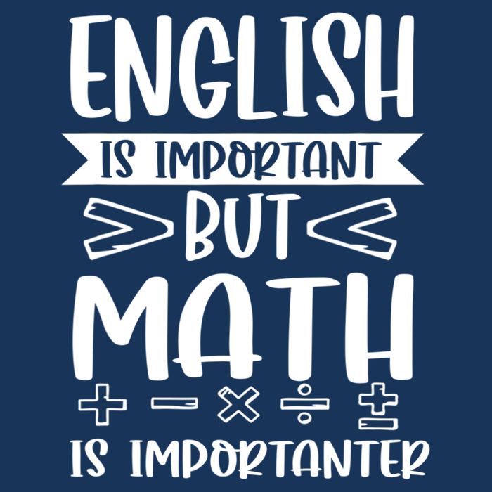 English Is Important But Math Is Importanter Performance Shirt