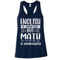 English Is Important But Math Is Importanter Womens Tank Top
