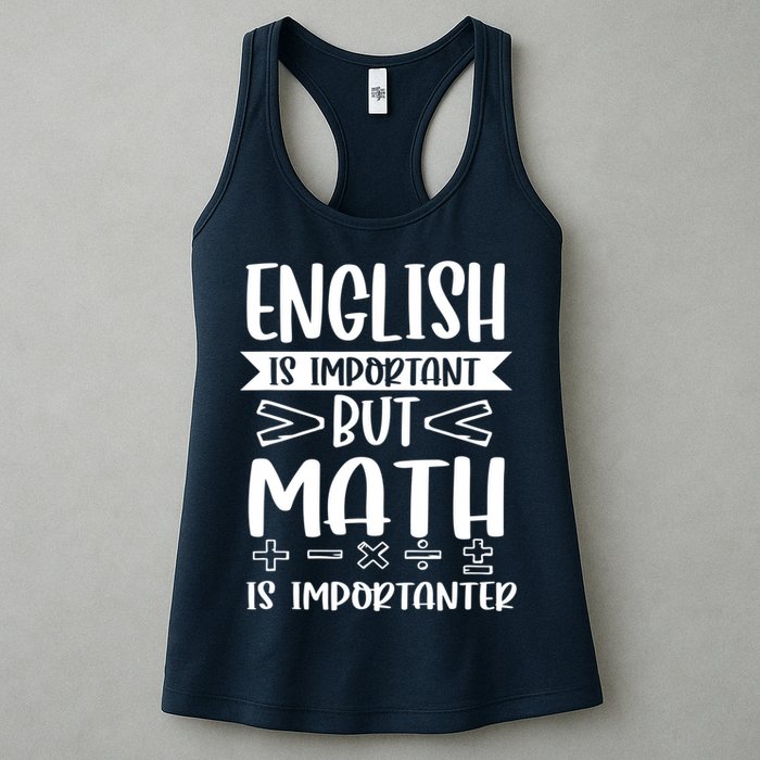 English Is Important But Math Is Importanter Womens Tank Top