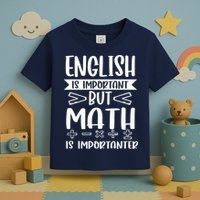 English Is Important But Math Is Importanter Toddler T-Shirt