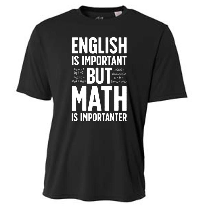 English Is Important But Math Is Importanter Cooling Performance Crew T-Shirt