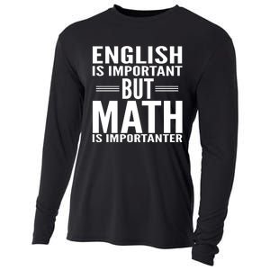 English Is Important But Math Is Importanter Cooling Performance Long Sleeve Crew