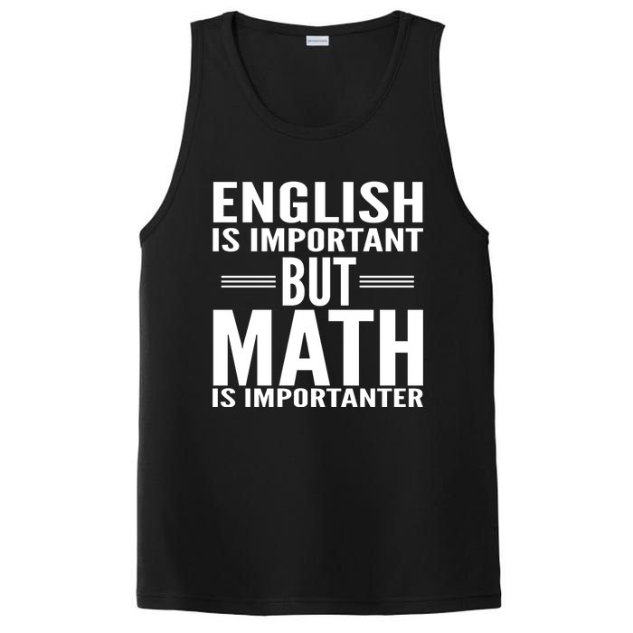 English Is Important But Math Is Importanter PosiCharge Competitor Tank