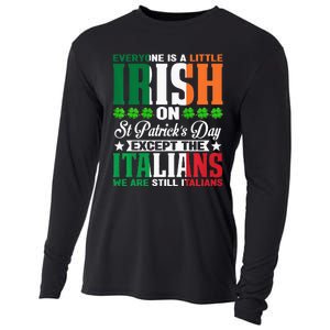 Everyone is Irish Except Italian on St. Patrick's Day Cooling Performance Long Sleeve Crew