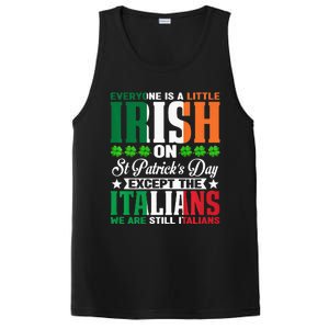 Everyone is Irish Except Italian on St. Patrick's Day PosiCharge Competitor Tank