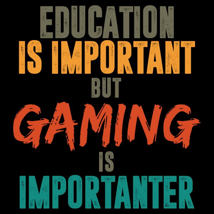 Education Is Important But Gaming Is Importanter Funny Mug
