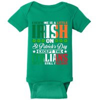 Everyone Is Irish On St. Patrick's Day Except The Italians Premium Baby Bodysuit