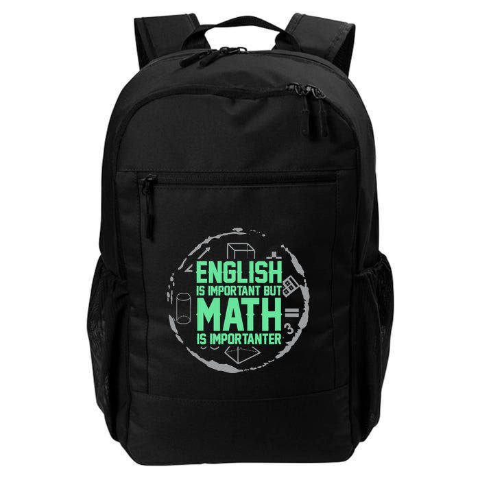 English Is Important But Math Is Importanter Math Lover Backpack