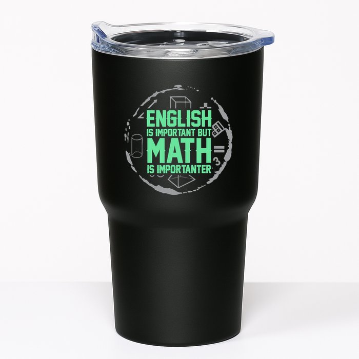 English Is Important But Math Is Importanter Math Lover Tumbler