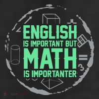 English Is Important But Math Is Importanter Math Lover Trucker Hat