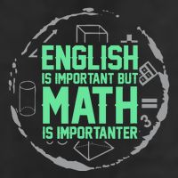 English Is Important But Math Is Importanter Math Lover Microfiber Hand Towel