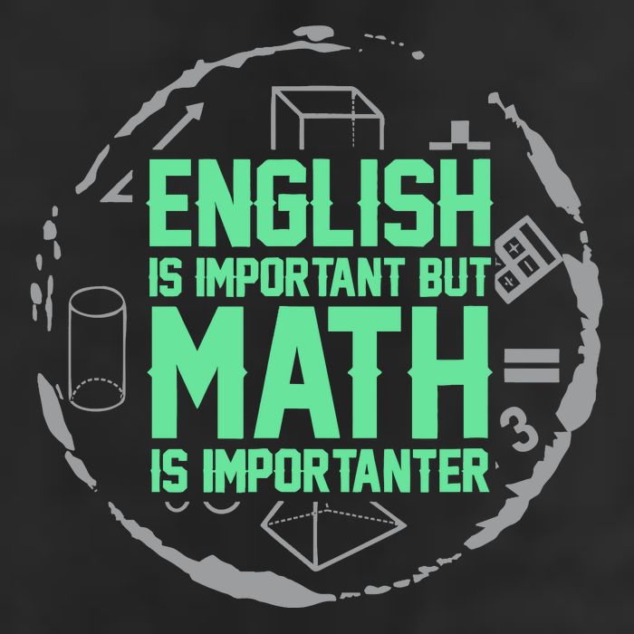 English Is Important But Math Is Importanter Math Lover Microfiber Hand Towel